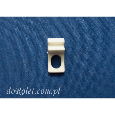 TS slider with eyelet - white